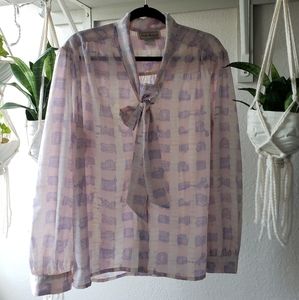 Vintage Kaki Robert's Blouse